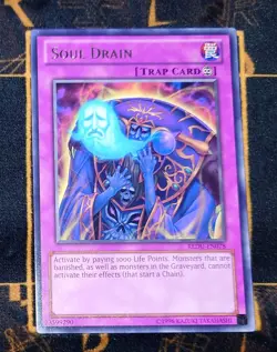 YUGIOH Soul Drain (REDU-EN078) Rare Near Mint - Image 1