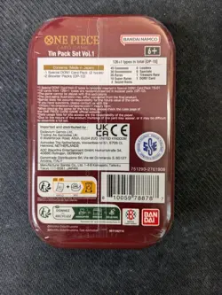 LOT OF 5 One Piece OP-10 English Mini Tin Pack Set Vol 1 TS-01 NEW In Hand - Image 2