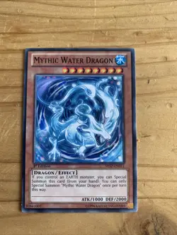 Mythic Water Dragon Common Shadow Specters YuGiOh Card - Image 1