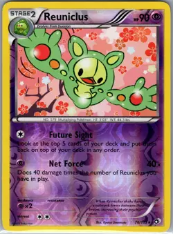Reuniclus 76/113 Reverse Holo Legendary Treasures - Pokemon Card - NM - Image 1