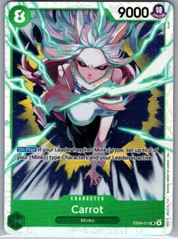 Carrot EB04-013 SR English The Azure Sea's Seven - One Piece Card - NM - Image 1