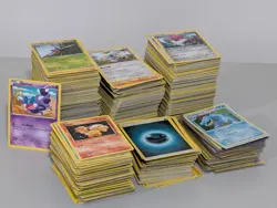 Large Bulk Collection of Pokemon Cards Foil Halo Trainer Energy - Image 1