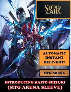 MTGA MTG ARENA CODE CARD INTRODUCING KAITO SHIZUKI SECRET LAIR SLEEVE - Image 5