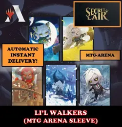 MTGA MTG ARENA CODE CARD LI'L LIL WALKERS THEMED SECRET LAIR SLEEVE - Image 1