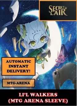 MTGA MTG ARENA CODE CARD LI'L LIL WALKERS THEMED SECRET LAIR SLEEVE - Image 2