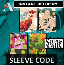 MAGIC MTGA MTG ARENA CODE CARD SECRET LAIR SLEEVES JUST SOME TOTALLY NORMAL GUYS - Image 1