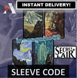 MAGIC MTG ARENA CODE CARD SECRET LAIR SLEEVES SIDHARTH CHATURVEDI ARTIST SERIES - Image 1
