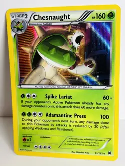 Chesnaught - 11/162 - Holo Rare - XY Breakthrough -- Pokemon Card - Image 2