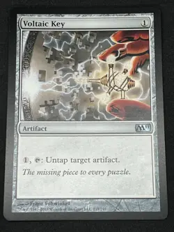 Magic the Gathering MTG Voltaic Key Artifact Core Set 2011 Uncommon - Image 1