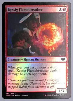 Kessig Flamebreather - Foil - 164 - Innistrad: Crimson Vow (VOW) MTG - Image 1
