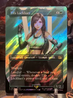 MTG | Tifa Lockhart (Borderless) (⚡Surge Foil✨) [FINAL FANTASY] - Image 1