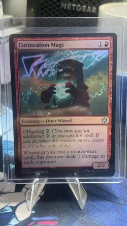 Coruscation Mage Bloomburrow Foil - Image 1