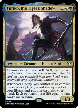 Yuriko, the Tiger's Shadow - 0364 - Rare - Commander Masters CMM MTG - Image 1