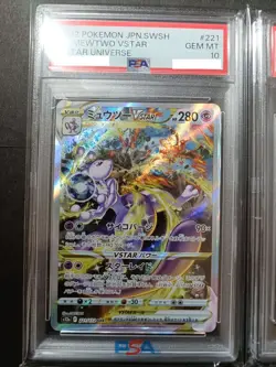 PSA10 Charizard Mewtwo SAR 212/172 221/172 VSTAR Universe Pokemon Sequential Set - Image 2