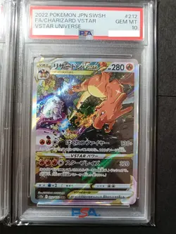 PSA10 Charizard Mewtwo SAR 212/172 221/172 VSTAR Universe Pokemon Sequential Set - Image 3