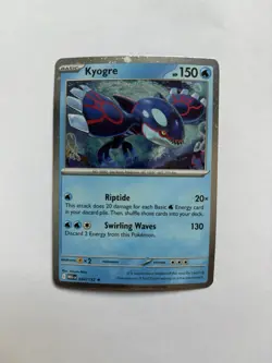 Kyogre 034/132 COSMOS HOLO Pokemon Knock Out Collection Box PROMO - Image 1