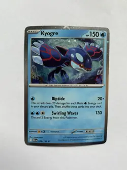 Kyogre 034/132 COSMOS HOLO Pokemon Knock Out Collection Box PROMO - Image 3