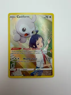 Castform TG11/TG30 Swsh11: Lost Origin Trainer Gallery Holo Ultra Rare Pokemon - Image 1