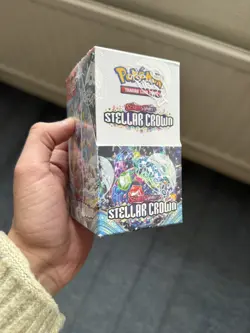 Pokemon Scarlet & Violet STELLAR CROWN Sealed Half Booster Box 18 Packs - Image 1
