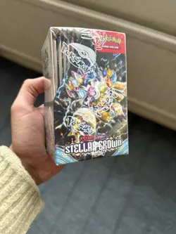 Pokemon Scarlet & Violet STELLAR CROWN Sealed Half Booster Box 18 Packs - Image 2