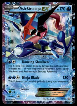 Pokemon TCG XY Promos #XY133 Ash-Greninja EX LP - Image 1
