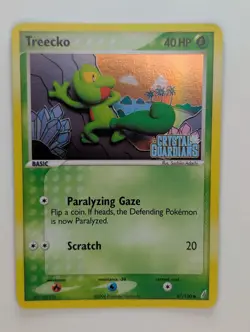 Treecko - 67/100 - Reverse Holo LP, English Pokemon EX Crystal Guardians - Image 1
