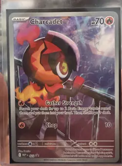 Pokemon TCG Phantasmal Flames - Charcadet 022 ETB Black Star Promo NM+ - Image 1