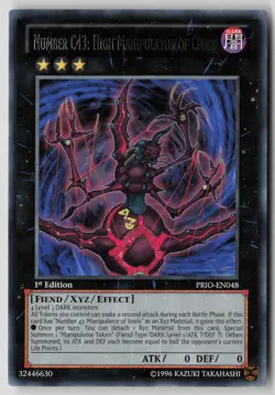 Yugioh Number C43: High Manipulator of Chaos PRIO-EN048 1st Edition Rare NM - Image 1
