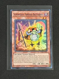 Superheavy Samurai Battleball 1st Edition CROS-EN008 YuGiOh Crossed Souls - Image 1