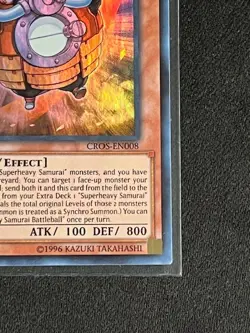 Superheavy Samurai Battleball 1st Edition CROS-EN008 YuGiOh Crossed Souls - Image 4