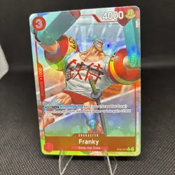 One Piece TCG Franky Full Art Parallel ST21-011 Starter Deck EX: Gear 5 NM - Image 1