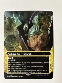 MTG Magic Plaza of Heroes 0033 Borderless Edge of Eternities Regular Rare Card - Image 1