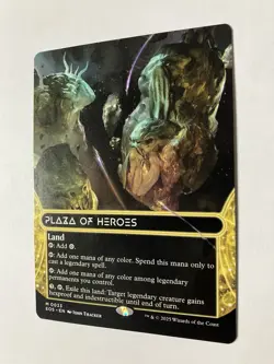 MTG Magic Plaza of Heroes 0033 Borderless Edge of Eternities Regular Rare Card - Image 2