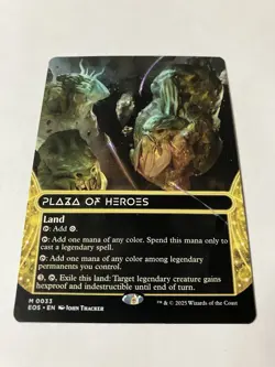 MTG Magic Plaza of Heroes 0033 Borderless Edge of Eternities Regular Rare Card - Image 4