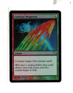 MTG SkeenAB Gutteral Response FOIL from Shadowmoor. LP. - Image 1