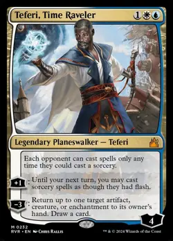 MTG x1 Teferi, Time Raveler - Ravnica Remastered - Near Mint - Image 1