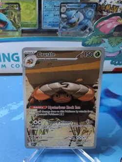 Crustle Illustration Rare - Pokemon Destined Rivals 186/182- NM - Image 1