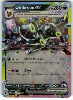 Umbreon ex - 060/131 SV: Prismatic Evolutions NM Pokemon Card TCG - Image 1