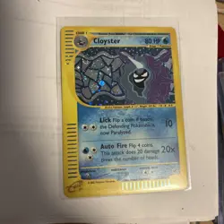 NM Pokemon Cloyster Expedition Holo 8/165 - Image 3