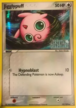 NEAR MINT Pokemon Jigglypuff Reverse Holo 53/100 Ex Crystal Guardians - Image 1