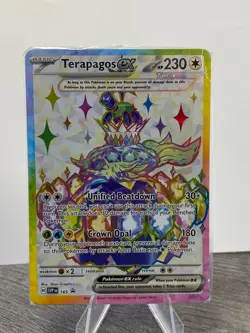 Pokemon TCG Terapagos EX 165 Scarlet Violet Promo Holo Card (Sealed) - Image 1