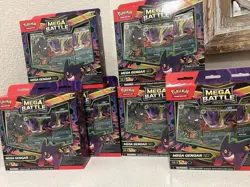 ⭐ Pokemon Mega Battle Deck Mega Gengar ex -English BRAND NEW LOT OF 6 - Image 1
