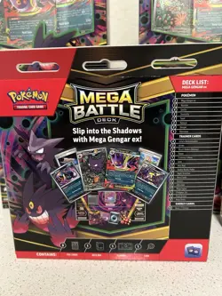 ⭐ Pokemon Mega Battle Deck Mega Gengar ex -English BRAND NEW LOT OF 6 - Image 2
