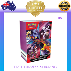 Pokemon TCG Scarlet & Violet Destined Rivals Booster Bundle x5 - FREE EXPRESS - Image 1