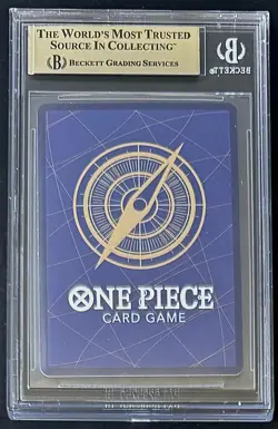 BGS 10 One Piece OP11-095 SR* Monkey.D.Garp Alt Art - English - Foil - Graded - Image 2