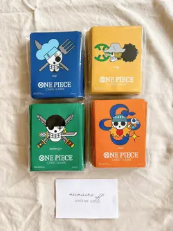 One Piece TCG Official Limited Card Sleeve Premium Mat Vol.2 Set of 4 BANDAI - Image 1