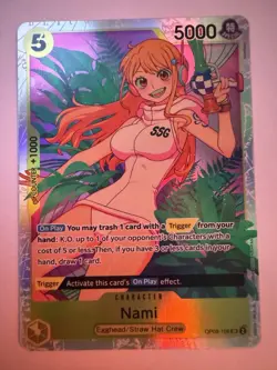 One Piece CCG Nami (SR) OP08-106 Two Legends Foil Card - Image 1