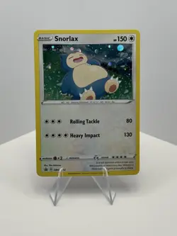 Snorlax SWSH032 Holo Promo Sword & Shield Promo Pokemon Card - Image 1