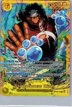 Bartholomew Kuma OP12-119 SEC English Legacy of the Master - One Piece Card - NM - Image 1