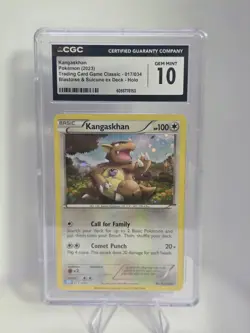 Pokemon TCG CGC 10 Kangaskhan 017/034 Trading Card Game Classic Holo - Image 1